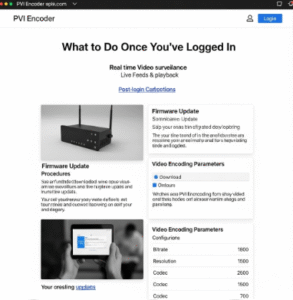 PVI Encoder Login