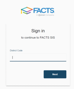 FACTS SIS Login
